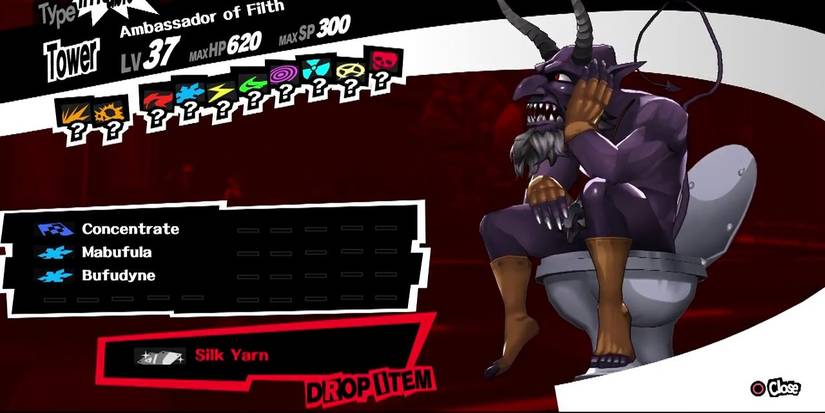Belphegor Persona 5 Royal stats 