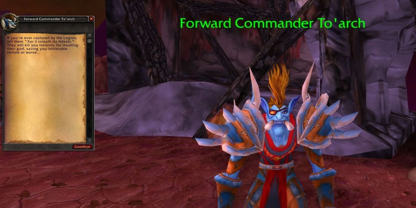Better death than torture - Warcraft Trivia Burning Legion