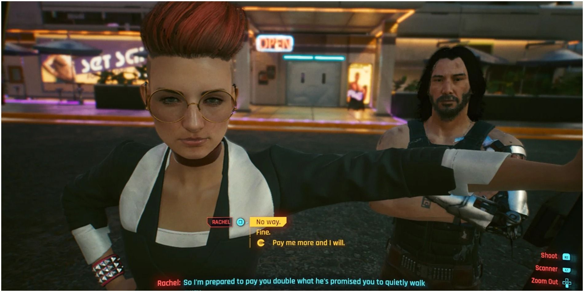 Bribe Dialogue Cyberpunk