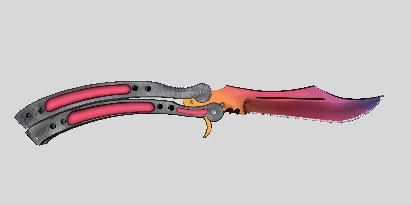 Butterfly Knife With Fade Skin