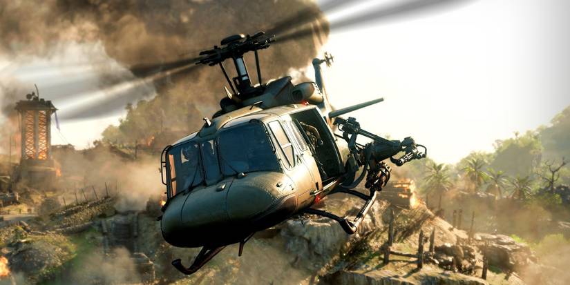 Call of Duty Black Ops Cold War Helicopter
