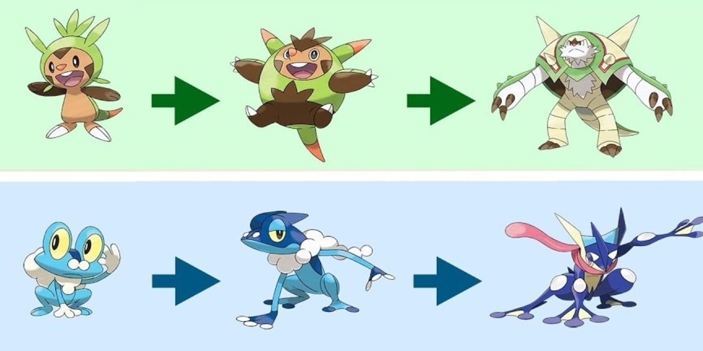 Gen 6 Starter Pokemon Chesnaught and Greninja