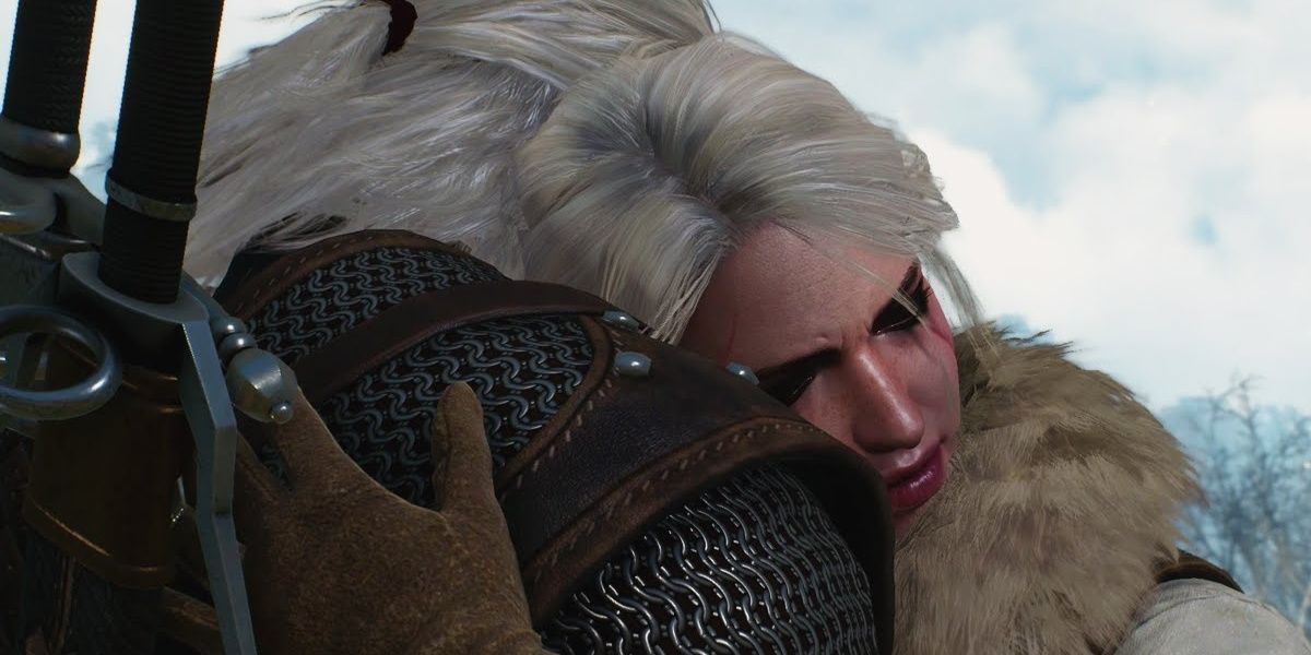 Ciri Geralt Hug