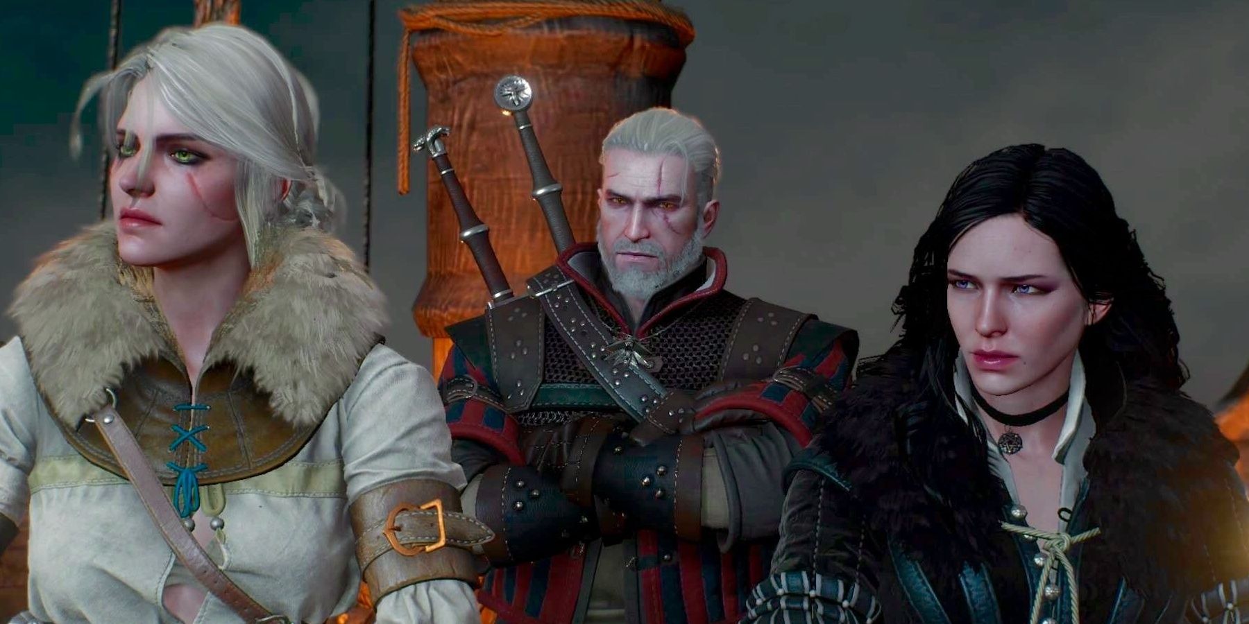 Ciri, Geralt, and Yennefer, Witcher3