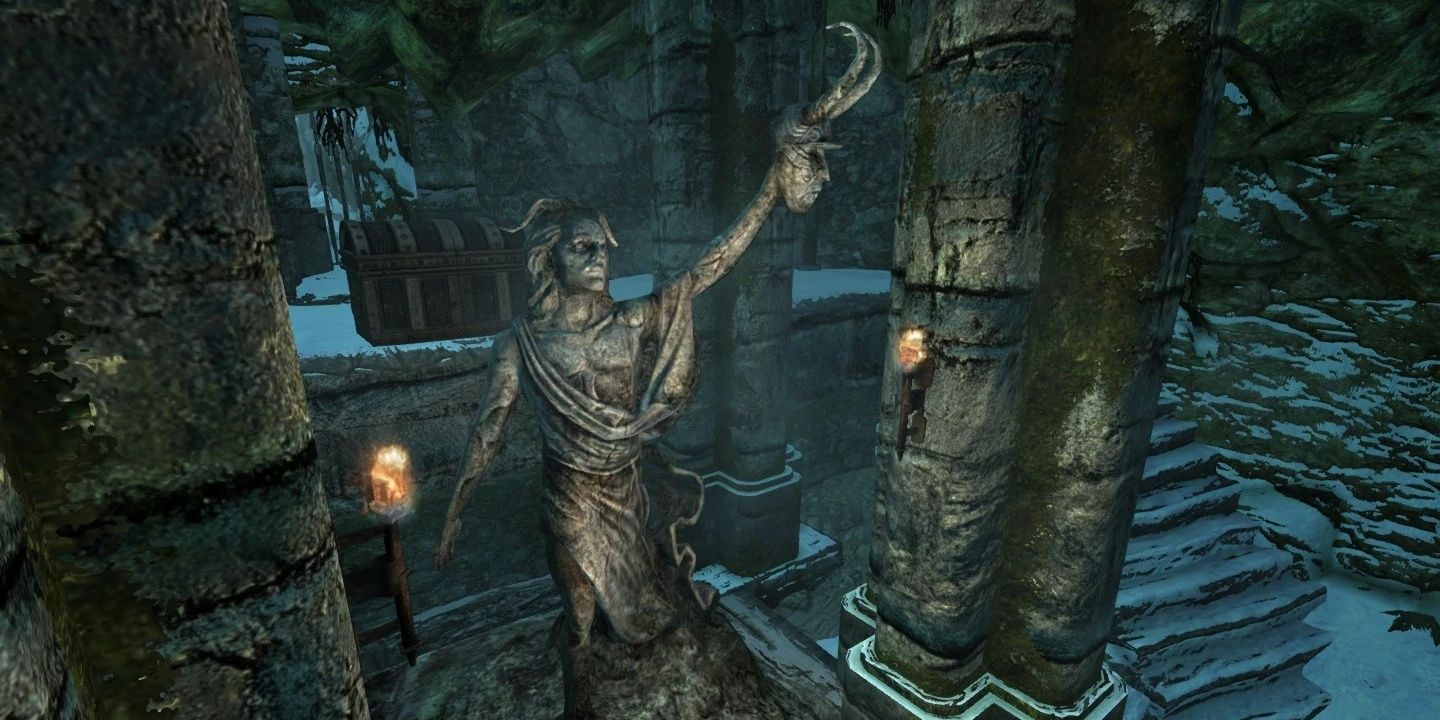 Статуя Клавикуса Вайла из The Elder Scrolls V Skyrim