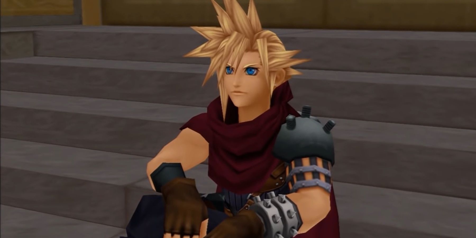 Cloud, star of Final Fantasy VII Remake, appears in Kingdom Hearts