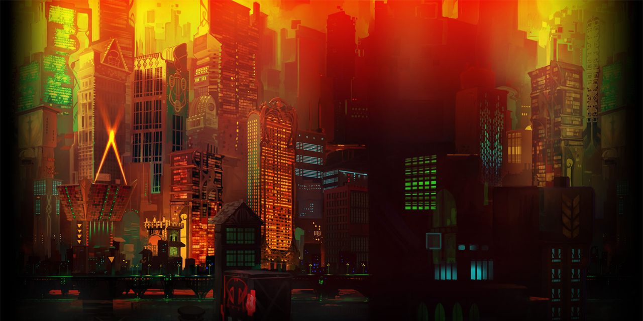 Cloudbank from Transistor city view