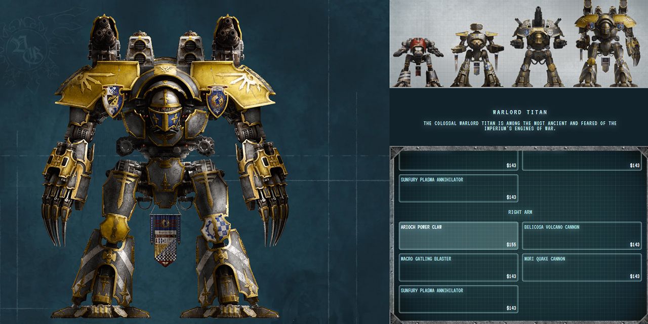 Colossal Warlord Titan Forge World Titan Builder