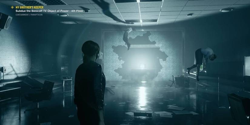 The Benicoff TV escaping in Control