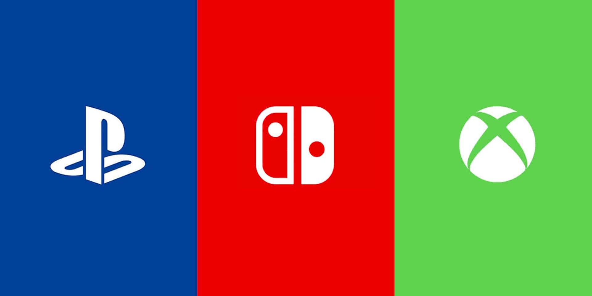 Cross Platform Symbol With PlayStation Switch and Xbox Logos