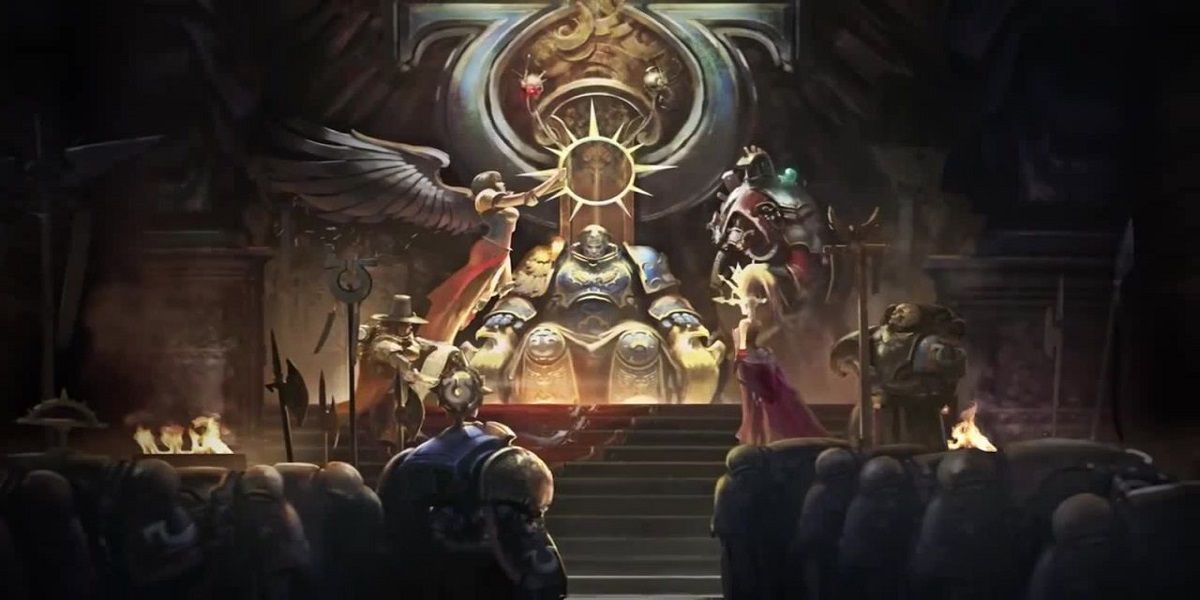 Saint Celestine Crowning Primarch Roboute Guilliman Warhammer 40k