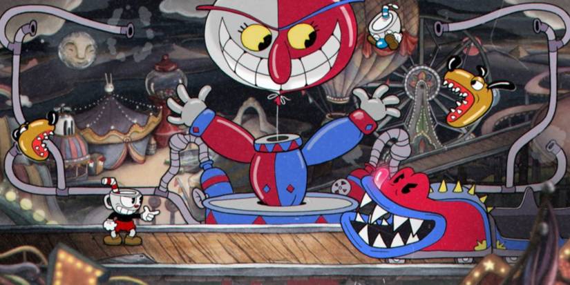 Cuphead boss fight