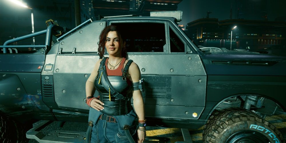 Cyberpunk 2077 Claire Russell Next To Truck