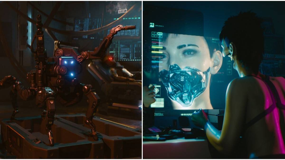 Cyberpunk 2077 Crafting Collage Secret Weapon And Cybernetic Face