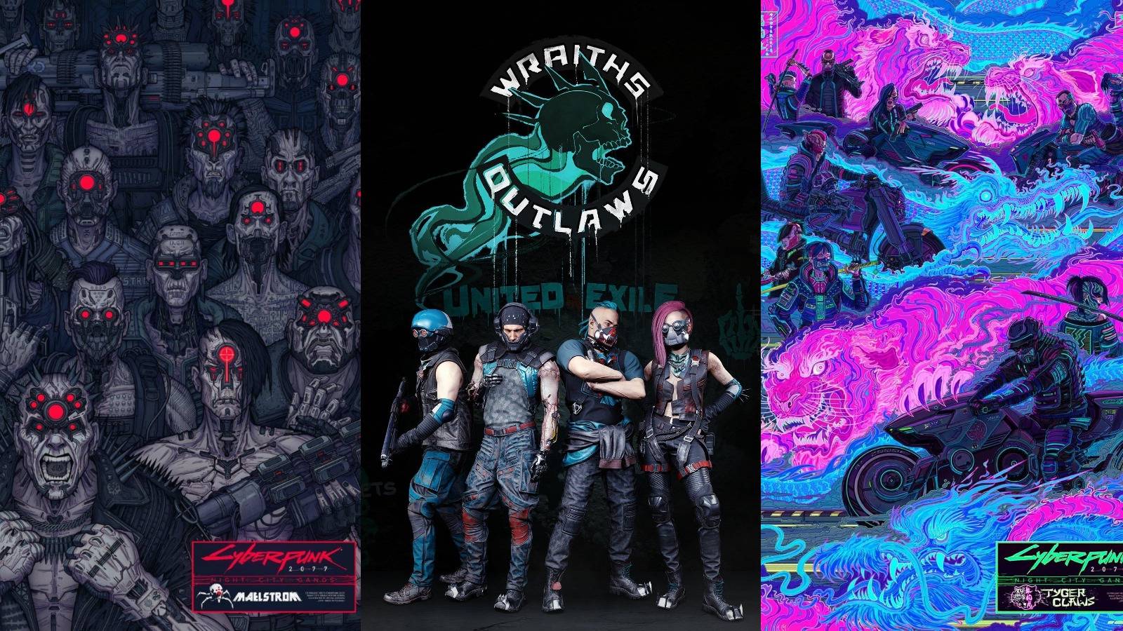 Maelstrom, Wraiths, Tyger Claw posters