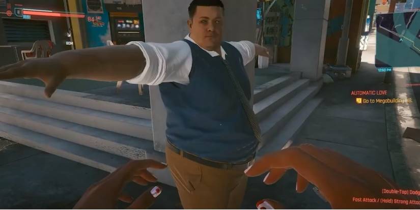 Cyberpunk 2077 NPC Going Into A T Pose Glitch