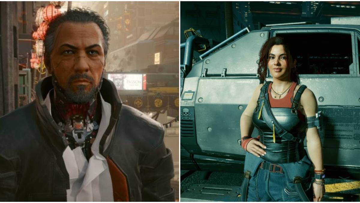 Cyberpunk 2077 No Romance Collage Goro And Claire
