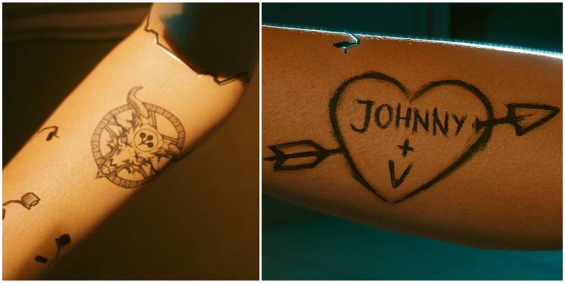 Cyberpunk 2077 Tattoo Choices