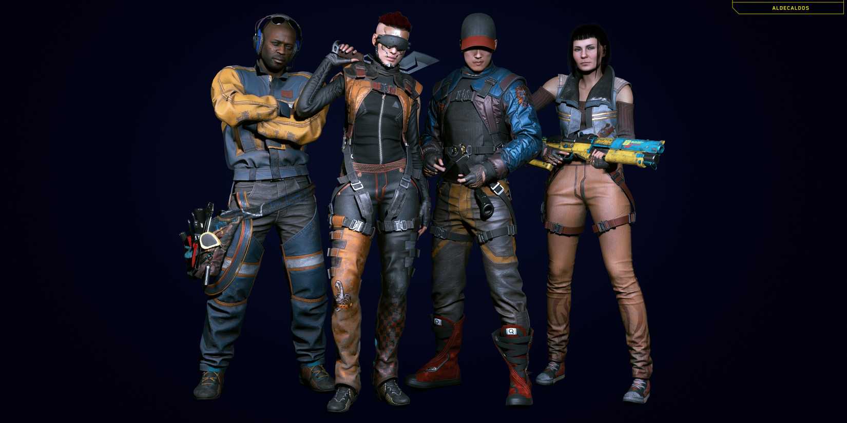 4 of The Aldecaldos posing