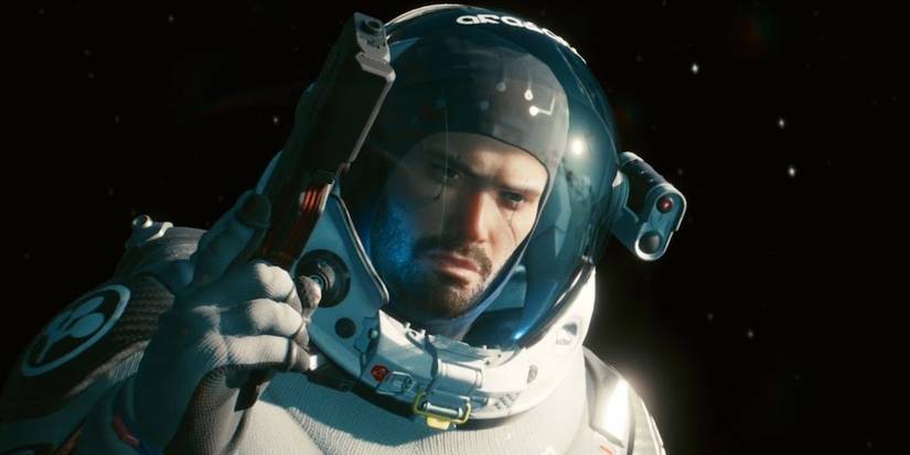 Cyberpunk ending space