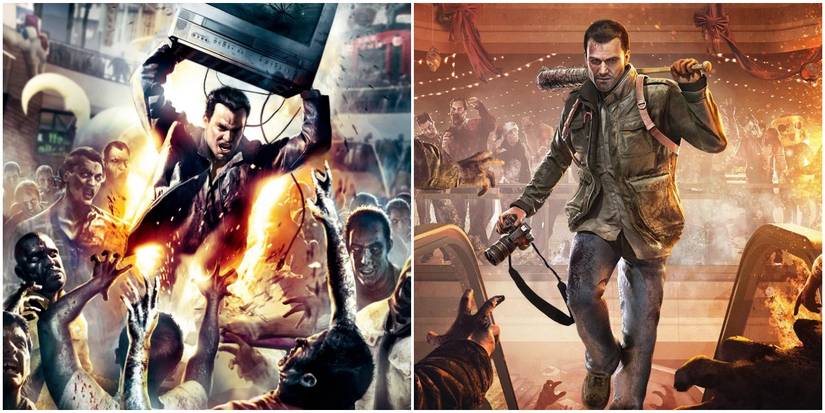 Dead Rising 1 and 4 covers