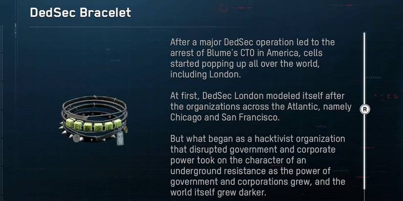 DedSec Bracelet - Watch Dogs Legion Hidden Items