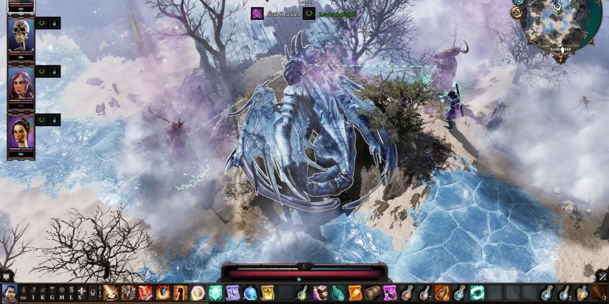 Hail storm in divinity 2 creates a massive area of ice and severely hurts enemies