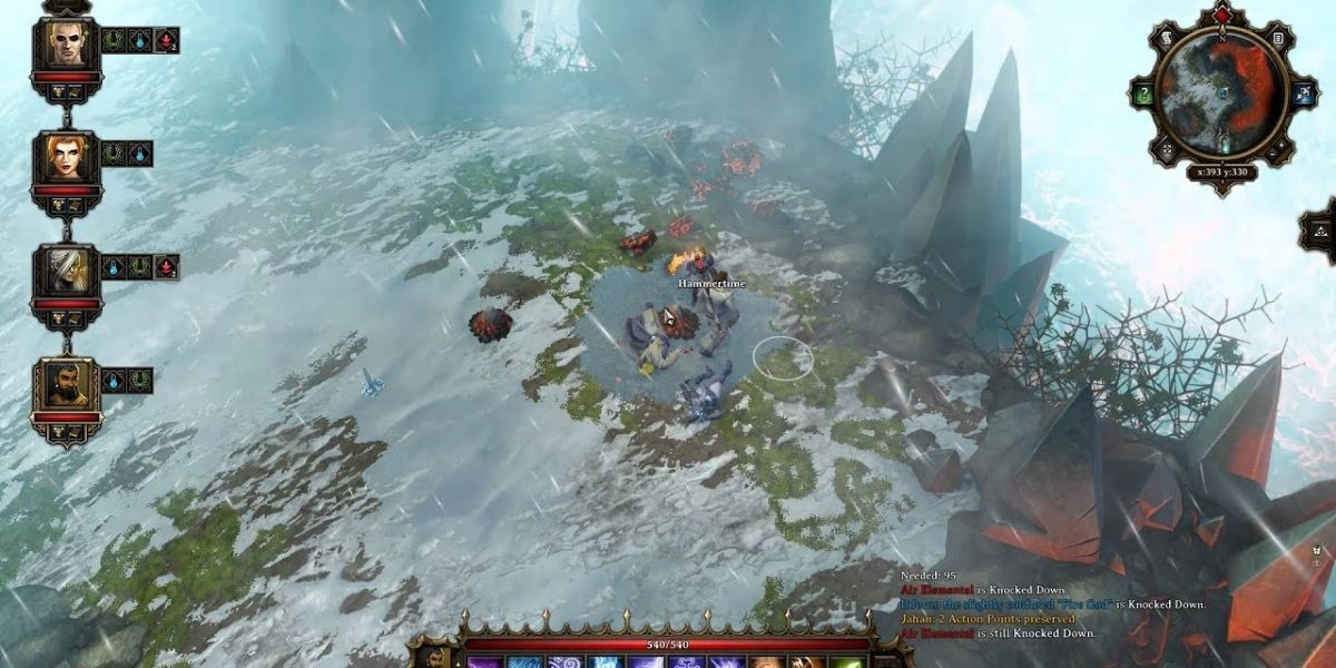 Ice breaker in divinity 2 causes all ice in an area to shatter and damage enemies