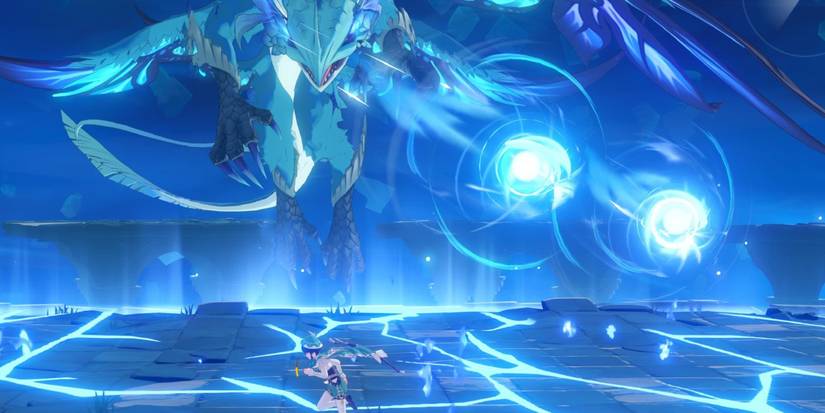 Dodging incoming Dvalin attacks - Genshin Impact 10 Facts Dvalin