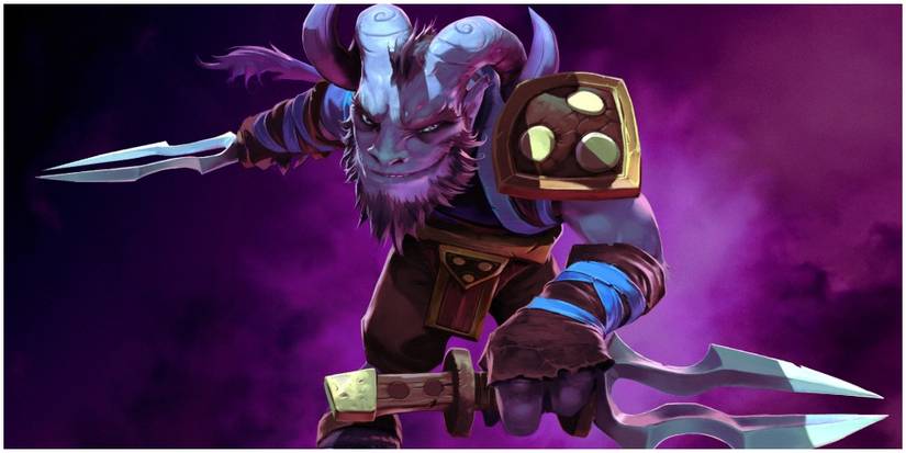 Dota 2 Riki Loading Screen Smiling With Blades