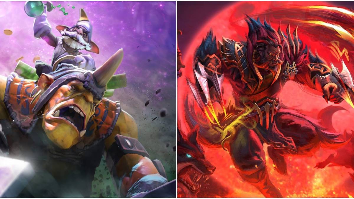 Dota 2 Strongest Heroes Collage Alchemist And Lycan