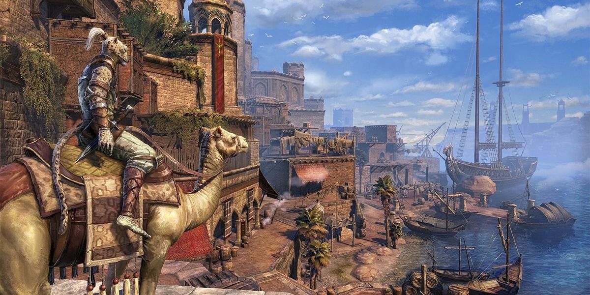 ESO port city Hammerfell