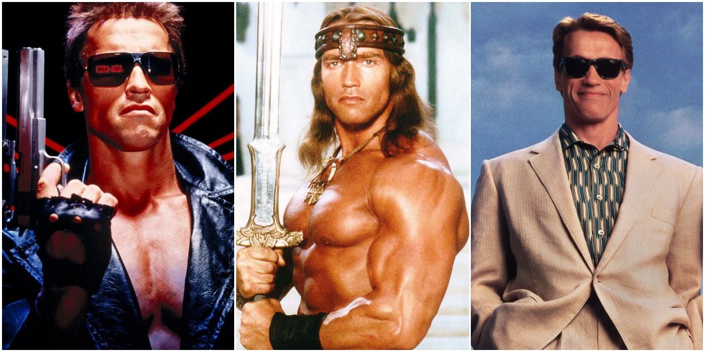 Arnold Schwarzenegger; Terminator, Twins, Conan