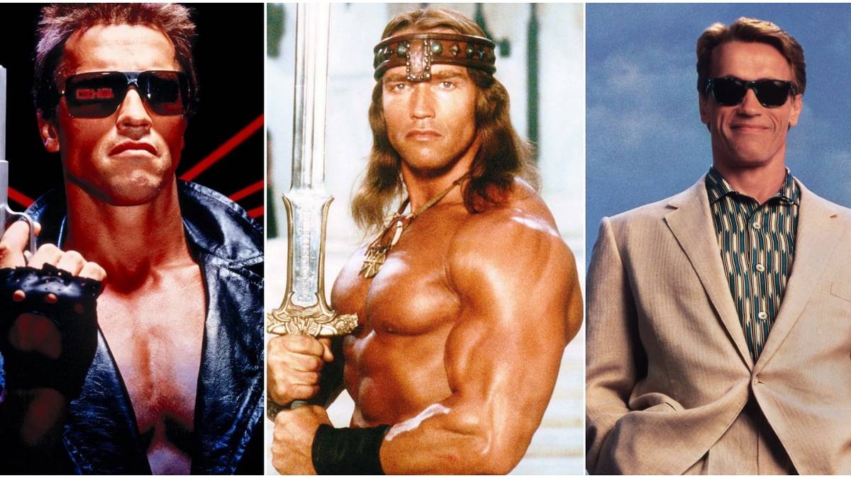 Arnold Schwarzenegger; Terminator, Twins, Conan