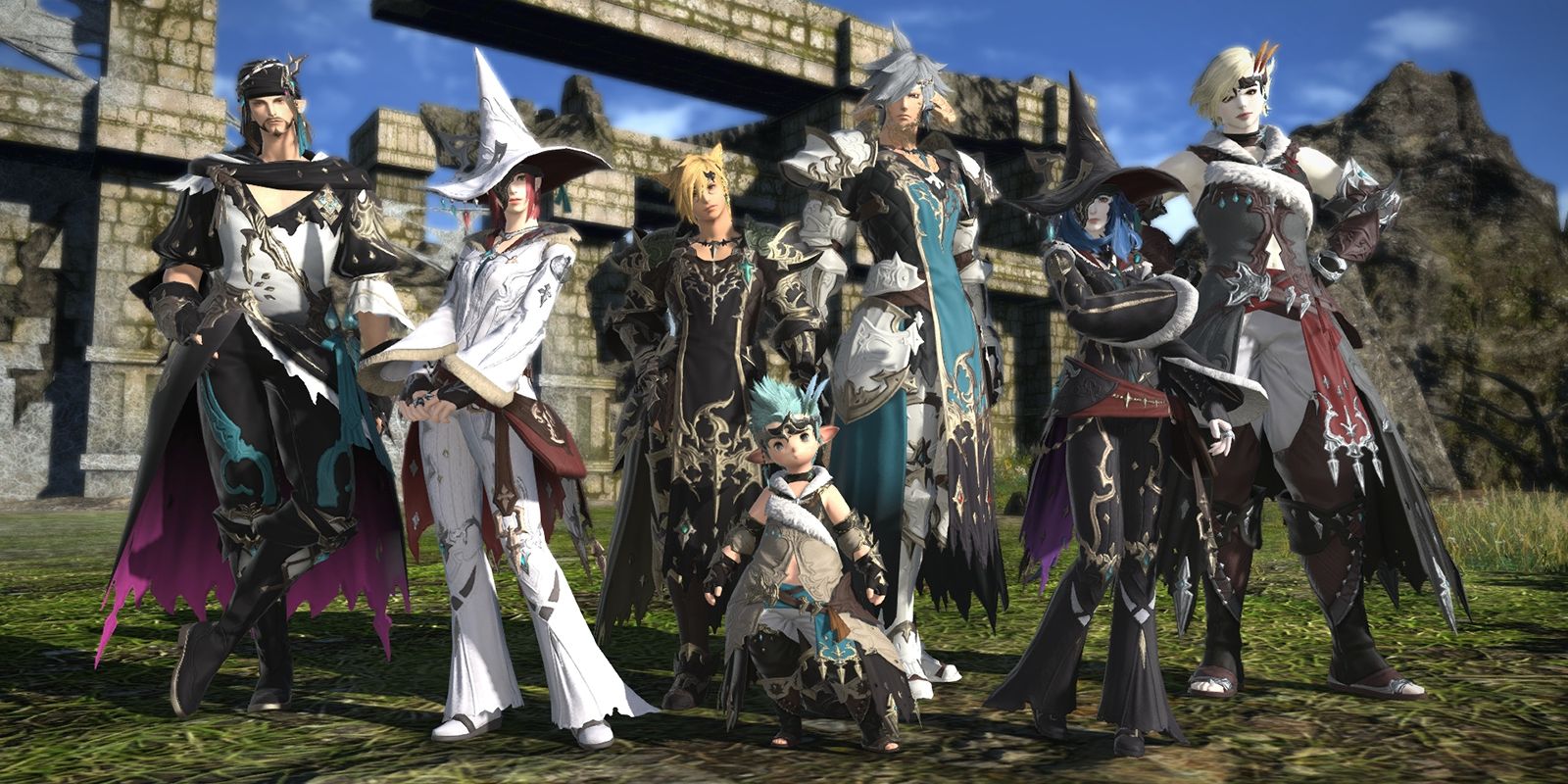 FF14 White Mage Party