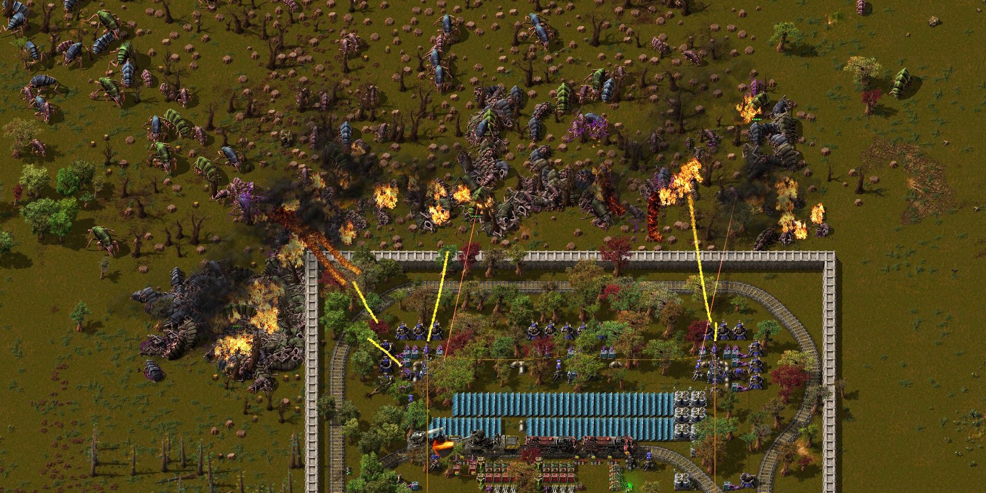 Factorio Biter Attack