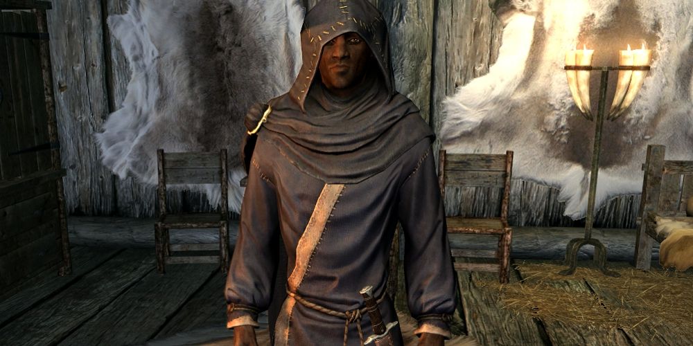 close up of morthal's court wizard falion in skyrim