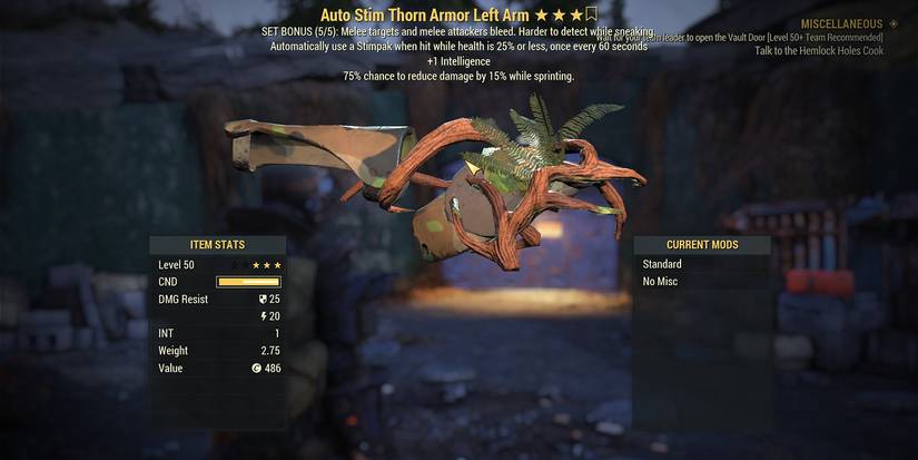 Fallout 76 Intelligence Boosting Armor