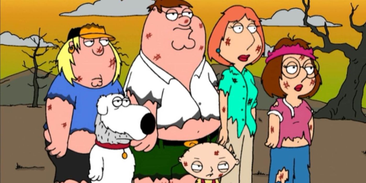 Bad Guys Family Guy Screenshot of Haggard Griffin Family In Da Boom Episode