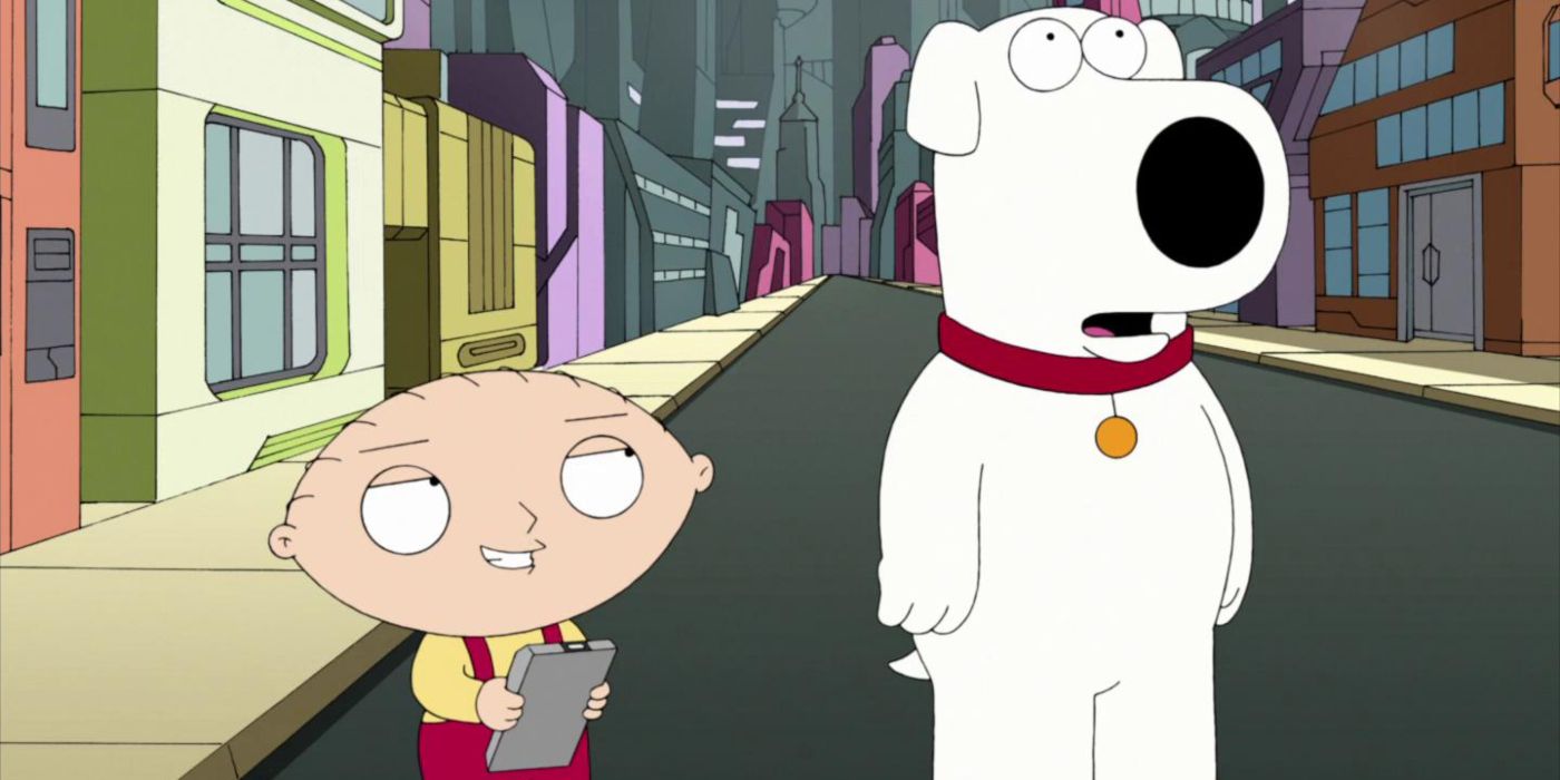 Family Guy Screenshot Stewie and Brian In Road To The Multiverse