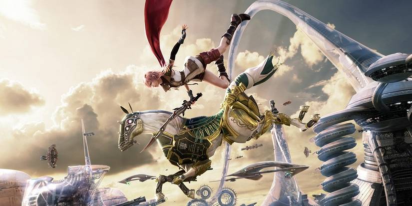 Final Fantasy 13 Lightning and Odin