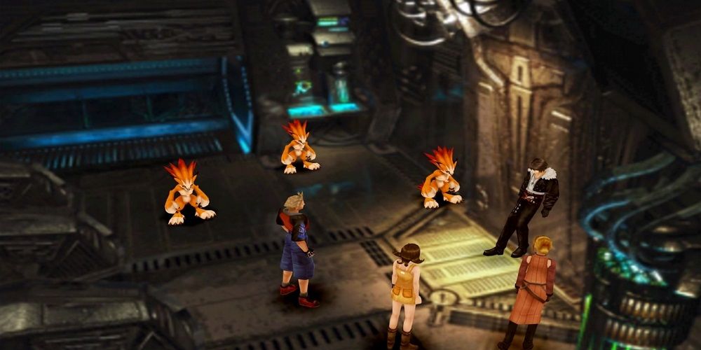 Final Fantasy 8 D District Prison with Moombas