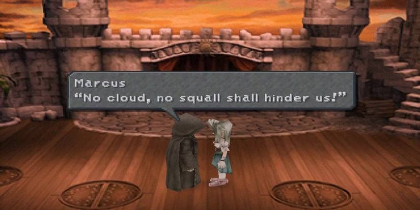 Final Fantasy 9 end play scene