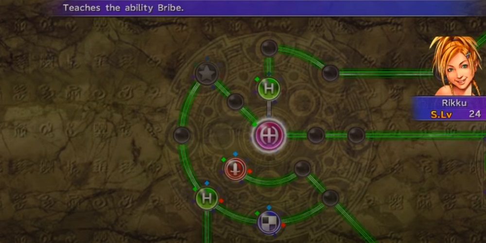 Final Fantasy X Bribe Sphere Grid