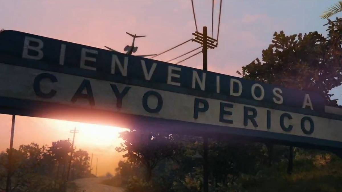 Welcome to Cayo Perico sign