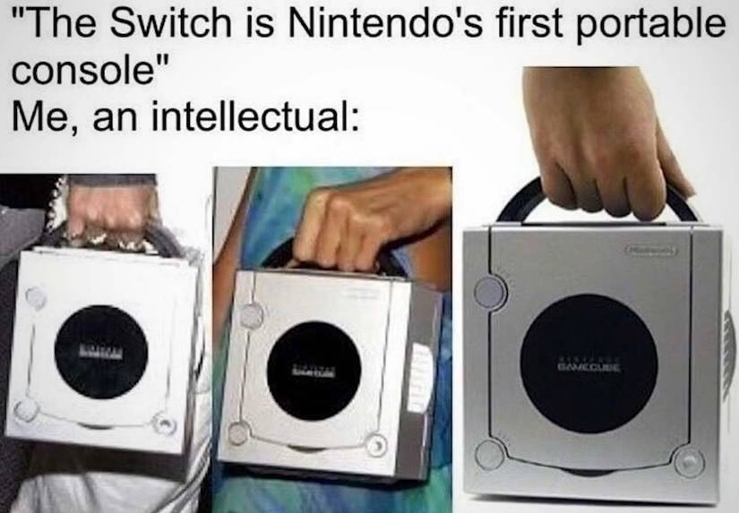 Gamecube portable console