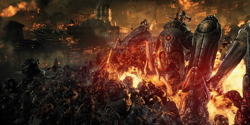 Gears of War's Locust Army Advancing