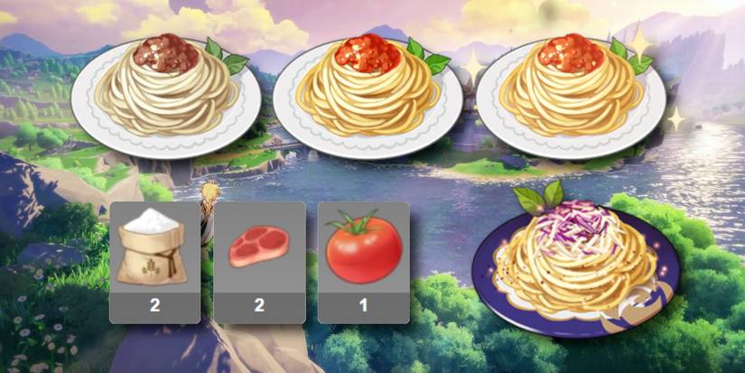 How to get the recipe for Flaming Red Bolognese in Genshin Impact