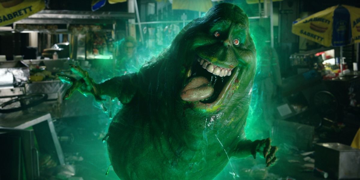 Slimer ghost from Ghostbusters