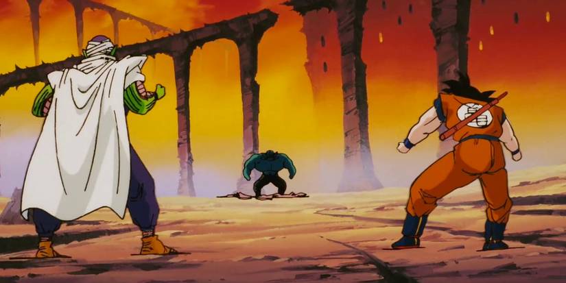 Goku and Piccolo vs Garlic Jr